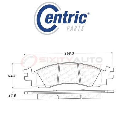 Centric C-TEK Metallic Disc Brake Pads for 2007-2010 Ford Explorer Sport mt - Изображение 1 из 4