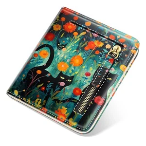 Small Wallet Women, Cute RFID Blocking Credit Card Holder for Women, Leather ... - Picture 1 of 7