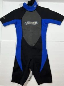 Hang Ten Wetsuit 3x2mm Adult Small Surfing Neoprene Nylon Hangten Blue Black - Picture 1 of 16