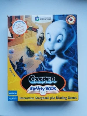 Casper Brainy Book Interactive Story Book Plus Reading Games CD-ROM - Image 1 of 4