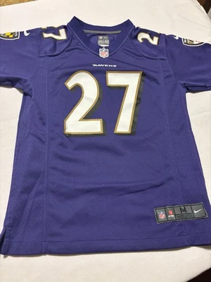 Camiseta Nike NFL BALTIMORE RAVES RAY ARROZ #27 PÚRPURA JUVENIL M Foto 1 de 4