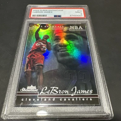 2004 Fleer Showcase Lebron James #11 PSA 9 - Image 1 of 3