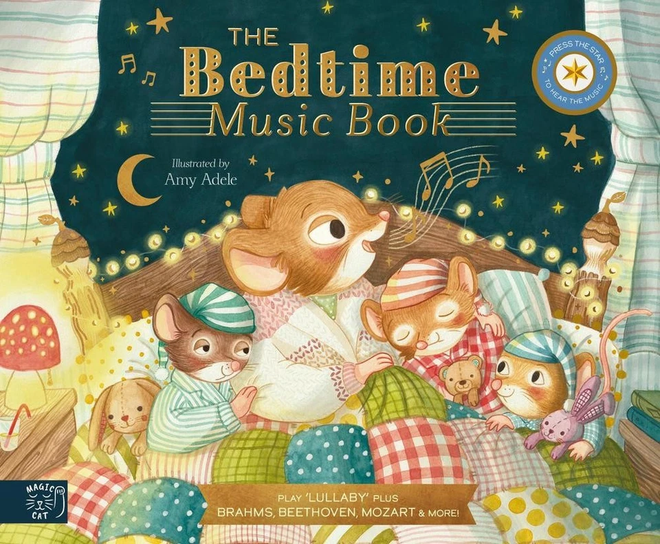 The Bedtime Music Book: Play 8 Soothing Pieces of Classical Music by Jennifer Ec - Image 1 of 1
