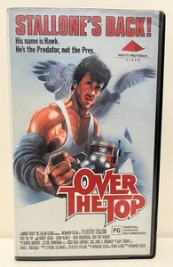 OVER THE TOP (1987) VHS Movie - Sylvester Stallone (HOYTS POLYGRAM VIDEO) - Picture 1 of 3