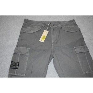 Diesel Industry Cargo Shorts Womens Size 30 Gray Cotton Flat NEW TAGS - Picture 1 of 13