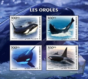 2024 08 - DJIBOUTI - ORCAS            4V  complet set    MNH ** - Picture 1 of 1