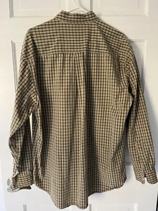 LL Bean Mens Large Traditional Fit  Lg Button Down Shirt Plaid - Picture 1 of 3