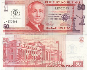 Commemorative University of Asia Philippines 2013 50 Peso Piso P216 UNC P 216 - Picture 1 of 1