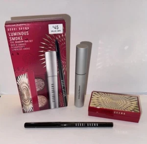 Juego dúo de sombras de ojos BOBBI BROWN Luminous Smoke ~ ¡Juego de 3 piezas! Gamuza metálica azúcar - Imagen 1 de 2