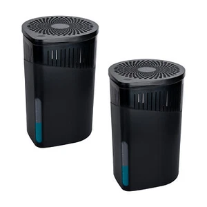 WENKO Luftentfeuchter Drop 2er Set Raumentfeuchter Entfeuchter Schwarz - Bild 1 von 7