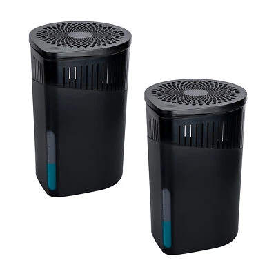 WENKO Luftentfeuchter Drop 2er Set Raumentfeuchter Entfeuchter Schwarz