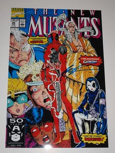 ROB LIEFELD SIGNED AUTOGRAPHED 12X18 PHOTO NEW MUTANTS #98 DEADPOOL 2 DOMINO - Picture 1 of 8