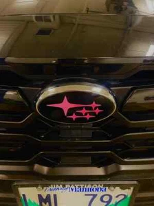 2024-2025 Subaru Crosstrek SUV Emblem Overlay set of 3pcs - Picture 1 of 3