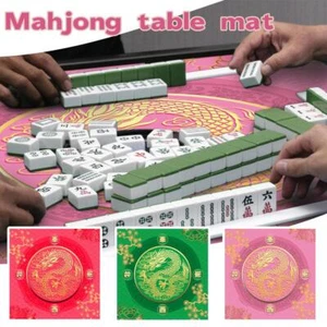 Mahjong Mat Antideslizante Reducción de Ruido Cubierta de Mesa Juego de Mesa Alfombra Mahjong Tablec - Imagen 1 de 32