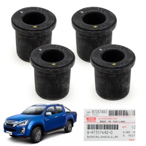 Fits Isuzu D-Max 4x4 2012 19 Rear Leaf Spring Shackle Bushing Rubber Short - Picture 1 of 8