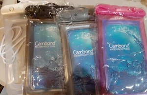 Cambond Waterproof Case For Phones Electronics Keys Wallets Lot of 4 - Picture 1 of 1