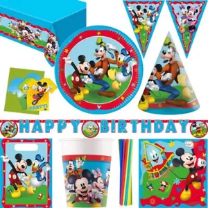 XL Micky Maus Partyset Party Deko Kindergeburtstag Geburtstag Minnie Maus Donald - Bild 1 von 1