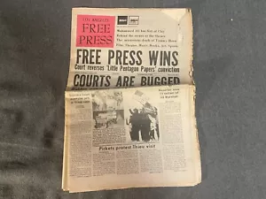 April 1973 Los Angeles Free Press Newspaper Muhammad Ali J Geils Four Tops - Picture 1 of 5