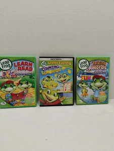 LEAP FROG AMAZING WORD EXPLORERS & COUNTING ON LEMONADE DVD LETTER FACTORY Lot - Picture 1 of 6