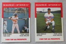 1989 Eastern Southern Texas League Top AA Prospects Baseball Card Pick one