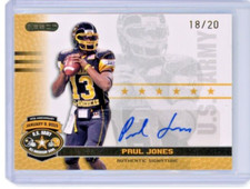 2010 Razor US Army All American Bowl Autograph /20 #BA-PJ1 Paul Jones Penn State