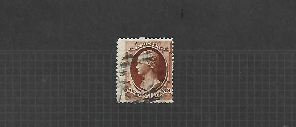 EE. UU. Sello, SC #217, usado, 1888, American Bank Note Co., Perf 12, CV-125,00 Foto 1 de 2