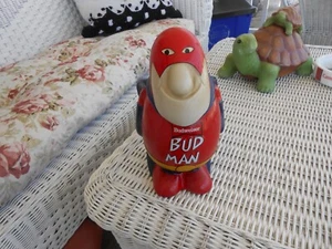 Vintage 1980’s BUD MAN Budweiser Beer Stein Mug Made By Ceramarte Brazil - Picture 1 of 12