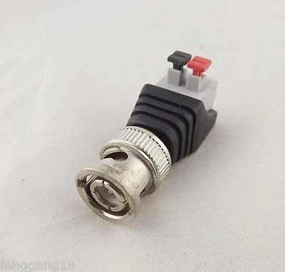 10x BNC Male Push-in Type Spring Screwless Terminal Quick Connector CCTV Camera - Image 1 of 4