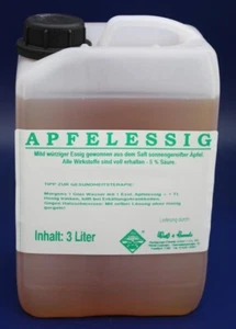 3L APFELESSIG APFEL ESSIG APPLE CIDER VINEGAR VINAIGRE CIDRE VINAGRE POMME - Bild 1 von 2