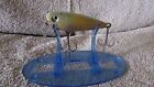 Vintage Shakespeare Glo-Lite Pup Fishing Lure-2 1/2"-Blue/Yellow   (B 27)
