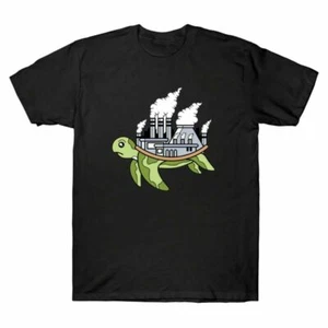 Earth on Wear Men's Pollution Turtles Fewer Causing To Shirts Tee Is - Picture 1 of 5