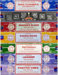 Incense Gift Set Nag Champa, Super Hit, Dragon'S Blood, Sandalwood, Patchouli, L - Picture 1 of 5