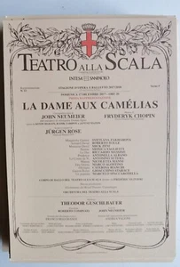 LA DAME AUX CAMELIAS F. CHOPIN 17. DEZEMBER 2017 PLAKAT THEATER ALLA SCALA - Bild 1 von 2