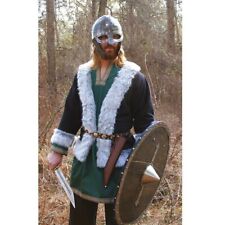 Viking Fur Trimmed Coat  Perfect For Theatre Costume & Medieval Re-enactment