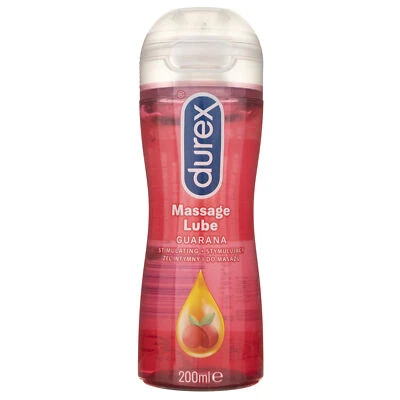 RECKITT BENCKISER Durex Play 2in1 gel da massaggio stimolante al guarana, 200 ml