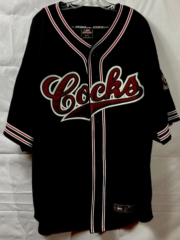 Colosseum SOUTH CAROLINA GAMECOCKS Cocks Sewn Baseball Jersey XXL Vintage! EUC!! Cover