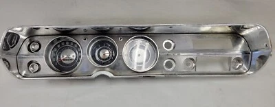 1964 - 65 雪佛兰 Chevelle Malibu Elcamino Dash 边框仪表簇交流汽车原始设备制造商通用 — 第 1/4 张图片