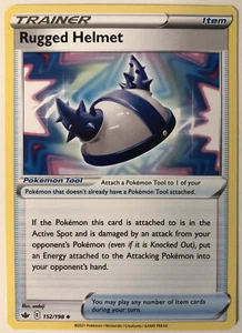 Pokemon Chilling Reign Rugged Helmet 152/198 NM/M - Picture 1 of 1
