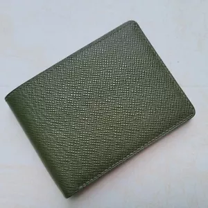 Mini portafoglio in pelle cucito a mano uomo pelle Taiga - WMTG105 - Foto 1 di 7