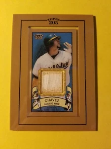 ERIC CHAVEZ (SP) FRAMED GAME USED BAT RELIC #TR-EC OAKLAND A's * 2003 TOPPS 205 - Bild 1 von 3