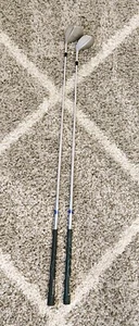 VTG Taylormade MetalWood Set Driver & Fairway 5 Wood Gold Clubs RH - Picture 1 of 10