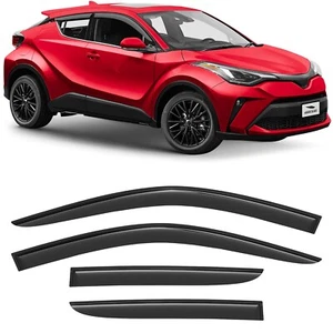 Sun Rain Visors Wind Rain Guards for 18-22 Toyota CH-R (CHR) - Picture 1 of 7