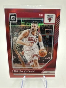 NIKOLA VUCEVIC 2024-25 DONRUSS OPTIC BASKETBALL RED PRIZM BULLS /99  - Picture 1 of 3