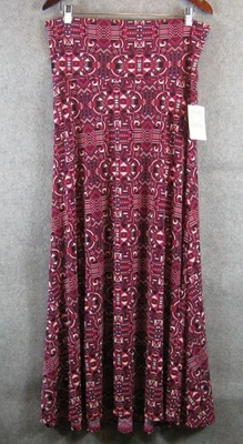 Maxi Falda LuLaRoe Mujer Slinky XL Fucsia Multi Estampado Nueva con Etiquetas Foto 1 de 4