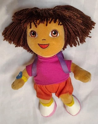 Ty Beanie Baby ~ DORA the EXPLORER (Yarn Hair Version)(7 Inch) - Image 1 of 4