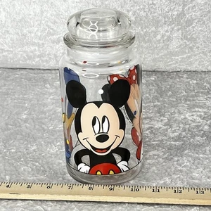 Disney Mickey. Minnie & Donald Cookie/Candy Jar by Anchor Hocking - New - Picture 1 of 4