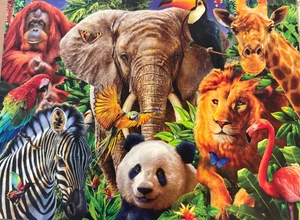 Milton Bradley Big Ben Animals 1000 Piece Jigsaw Puzzle Brand New Sealed - Picture 1 of 4