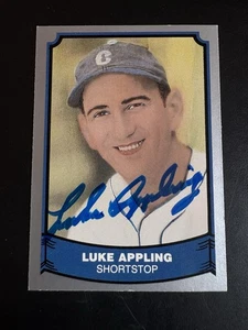 1988 Pacific Baseball Legends Luke Appling On Card Autograph HOF - Picture 1 of 2