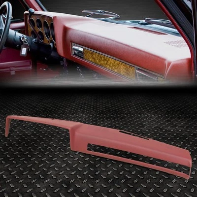 FOR 81-91 CHEVY GMC C/KV/R BLAZER OE STYLE MOLDED DASH CAP COVER OVERLAY MAROON - Image 1 of 4