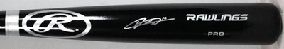 Yuli Gurriel Autographed Black Rawlings Pro Bat-JSA W *Silver - Image 1 of 3